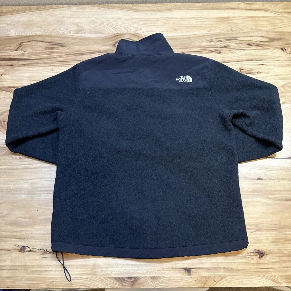 The North Face Denali Polartec Fleece Jacket Mens Medium Black Full Zip Outdoor